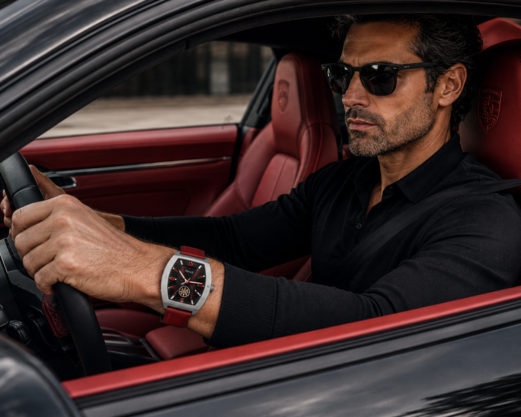 RALLÉ Vector Automatic Men's Watch | Miyota 8215 | Black Dial | Sapphire Crystal