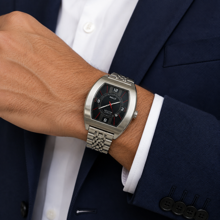 RALLÉ Vector Automatic Men's Watch | Miyota 8215 | Blue Dial | Sapphire Crystal
