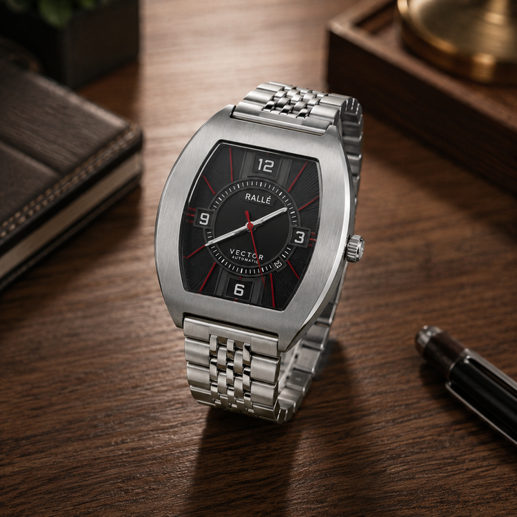 RALLÉ Vector Automatic Men's Watch | Miyota 8215 | Blue Dial | Sapphire Crystal