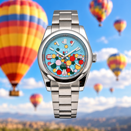 Bubble Bliss Automatic Watch | Colorful Dial