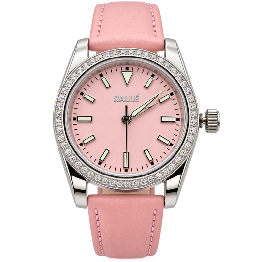 Pink Voyager – Women's Crystal Bezel Watch
