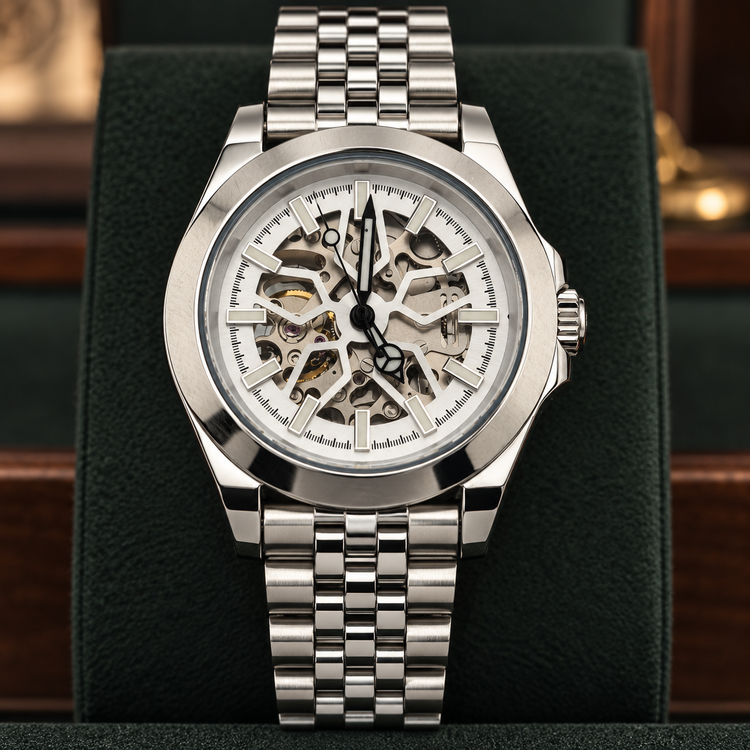 Inner Pulse NH70 Skeleton Automatic Watch – Mechanical Engineering on Display