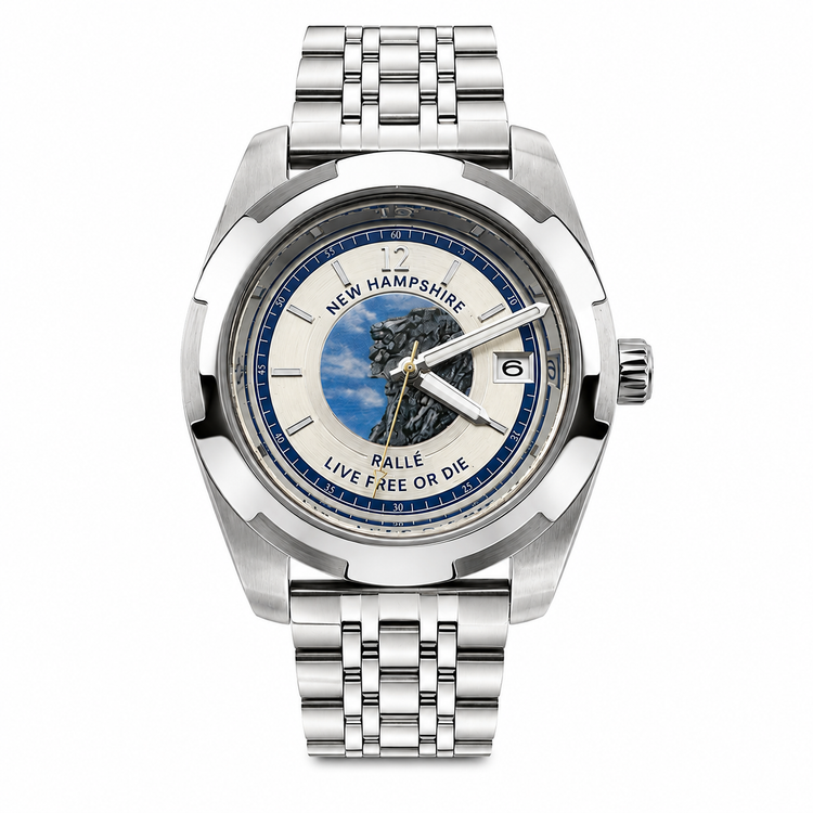 Old Man of the Mountain Automatic Watch | RALLÉ Watches New Hampshire