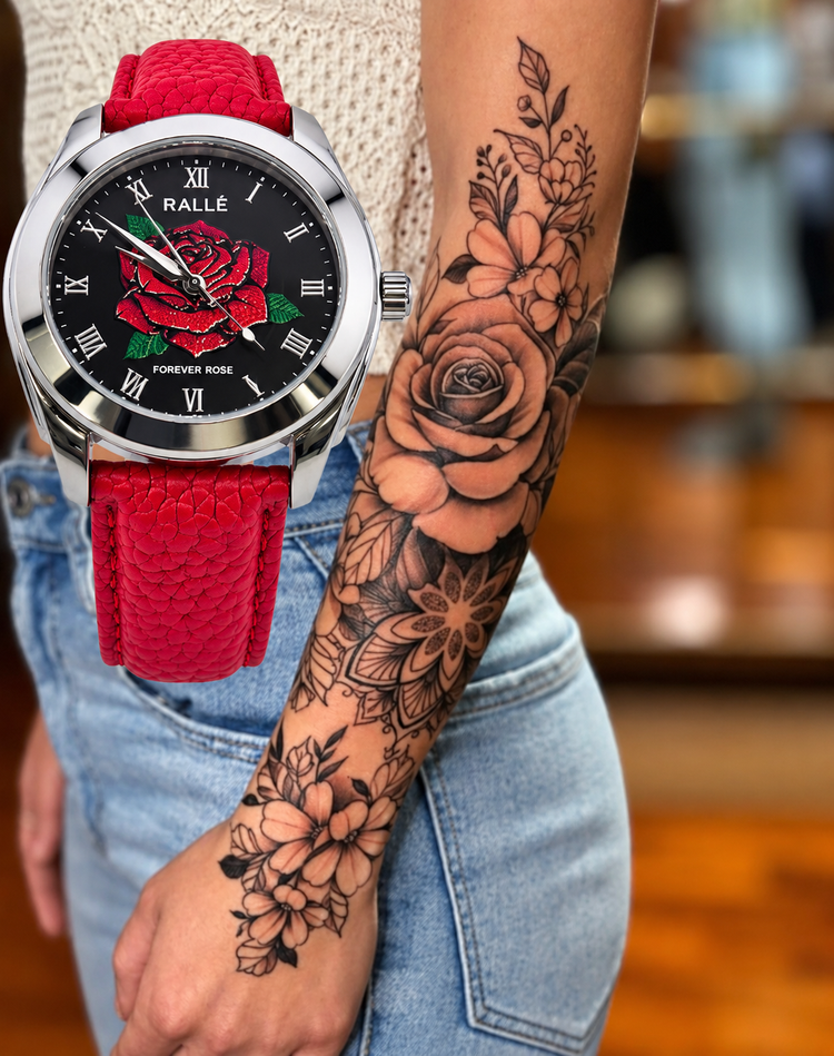 Forever Rose — Rose Dial Watch with Sapphire Crystal