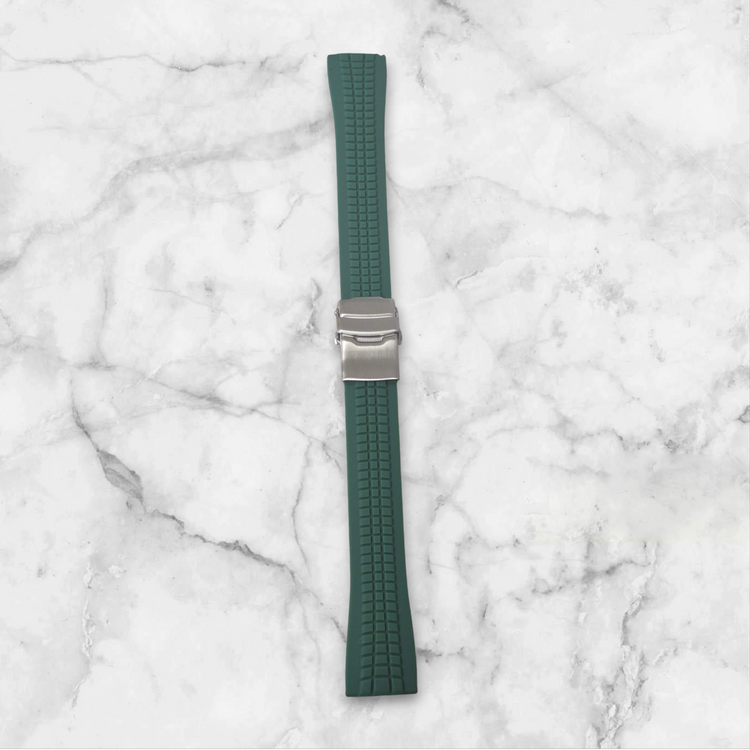 Silicone Watch Bands 20MM (Diver's Clasp)