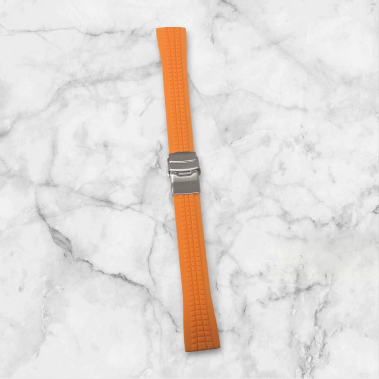Silicone Watch Bands 20MM (Diver's Clasp)