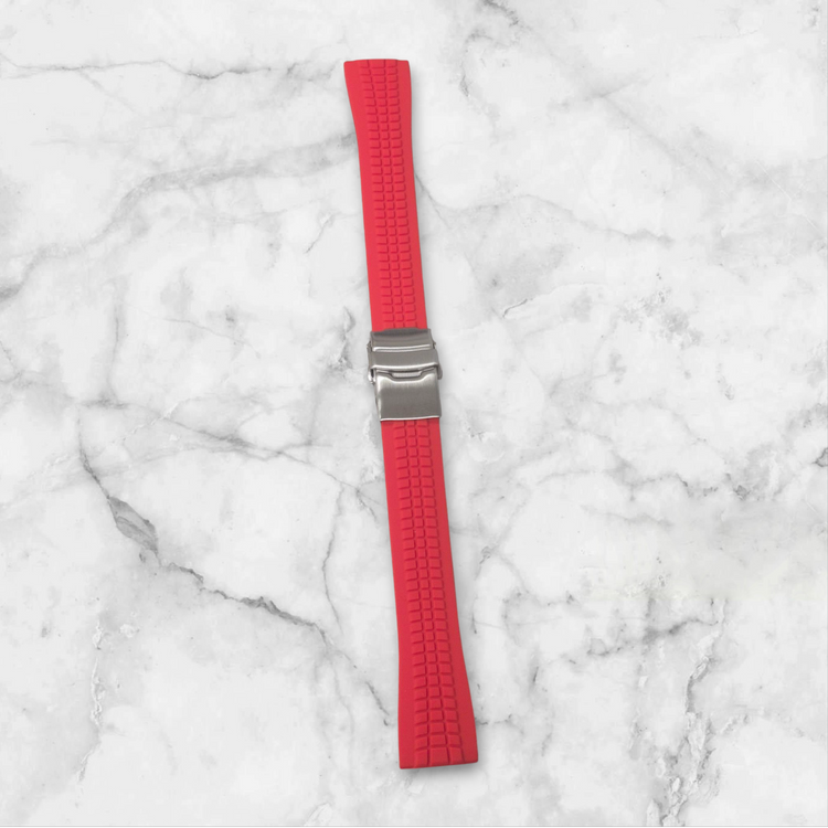 Silicone Watch Bands 20MM (Diver's Clasp)