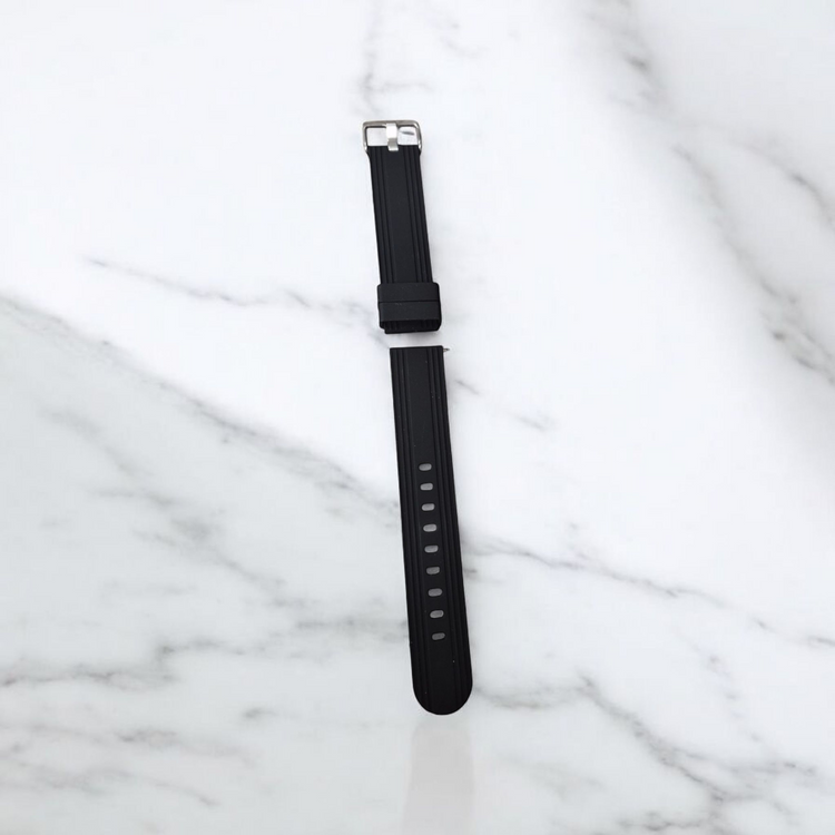 Silicone Watch Bands 20mm (Buckle Clasp)