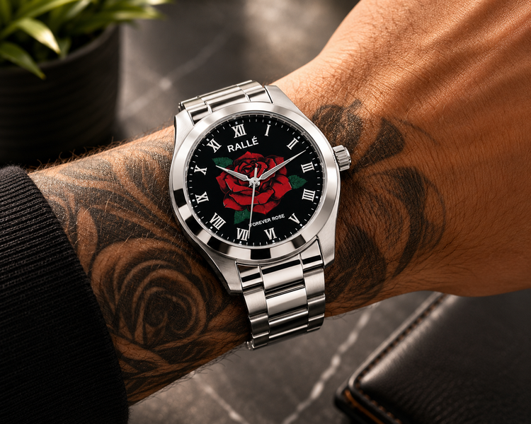 Forever Rose — Rose Dial Watch with Sapphire Crystal