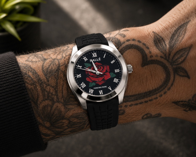 Forever Rose — Rose Dial Watch with Sapphire Crystal