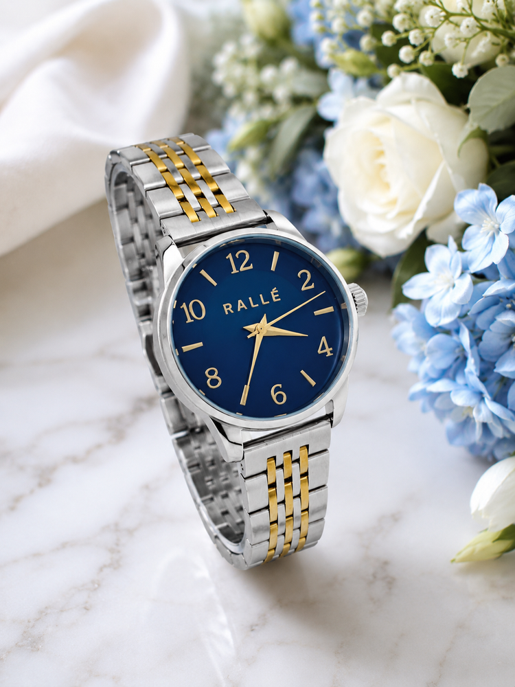 RALLÉ Meridian Ladies Two-Tone – Blue Dial
