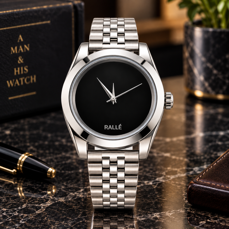 Pure Time – Minimalist Stainless Steel Watch