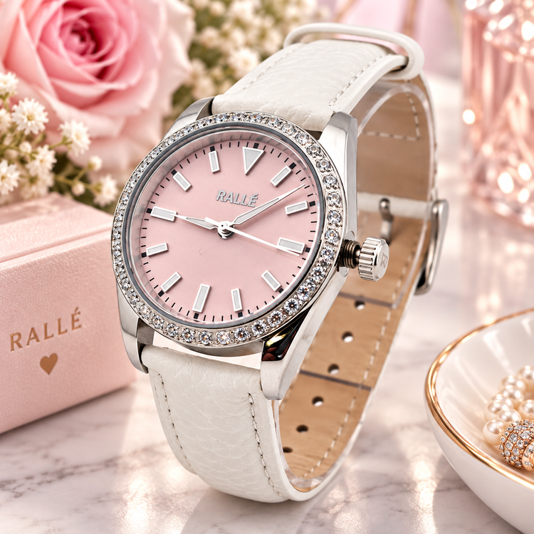 Pink Voyager – Women's Crystal Bezel Watch