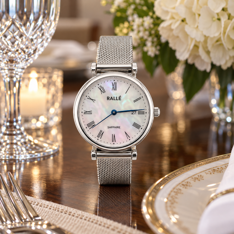 The Sapphire with a Mother of Pearl Dial