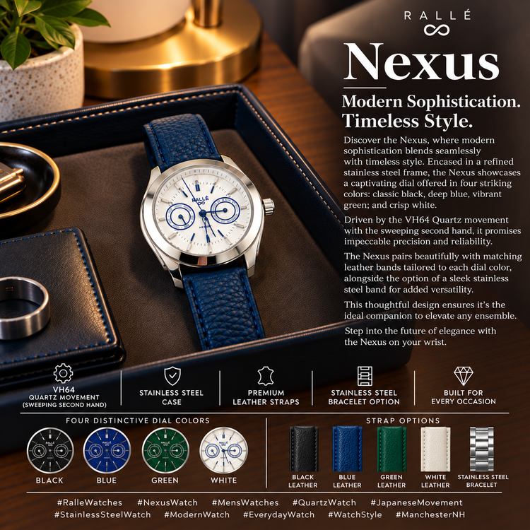 NeXus White Day Date Dial