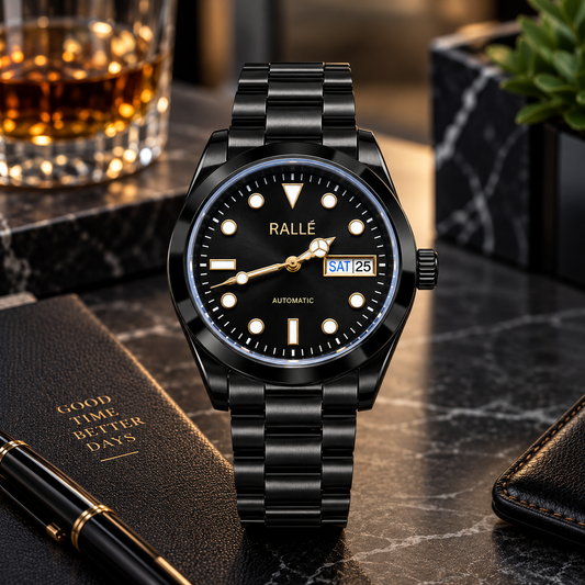 BLACK GOLD — Automatic Day-Date Watch
