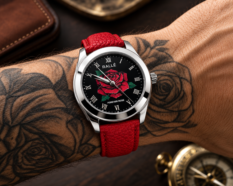Forever Rose — Rose Dial Watch with Sapphire Crystal