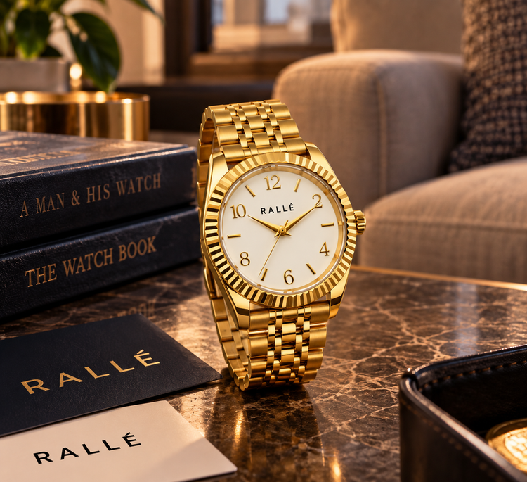 Ralle Ashford Quartz Gold Watch