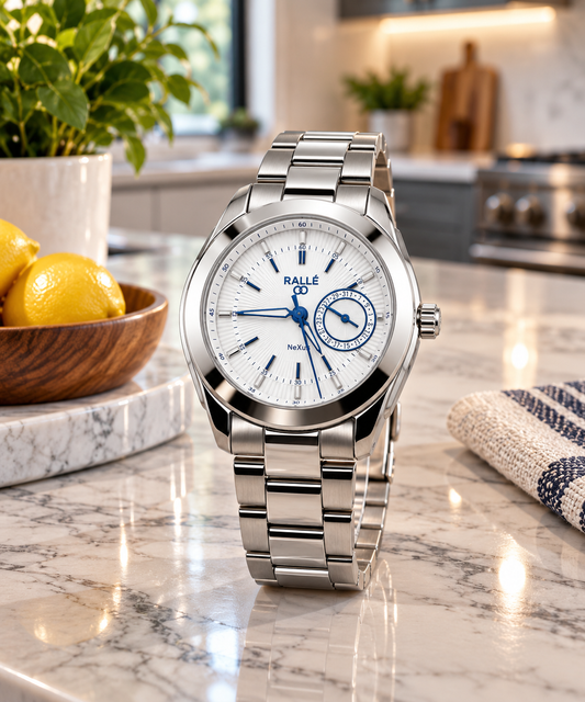 NeXus White Date Dial