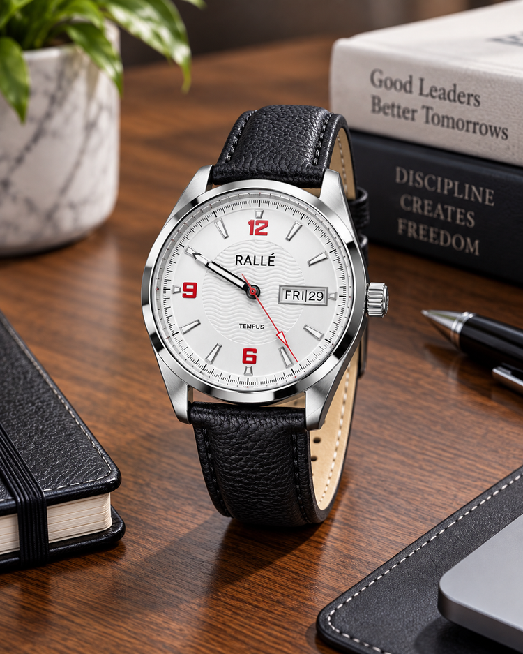 RALLE Tempus White Dial Automatic Watch