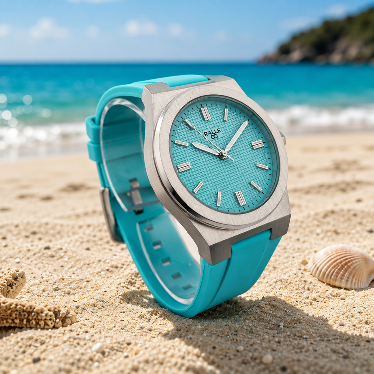 RALLÉ Bayside Turquoise Dial Watch | Seiko VH31 Sapphire