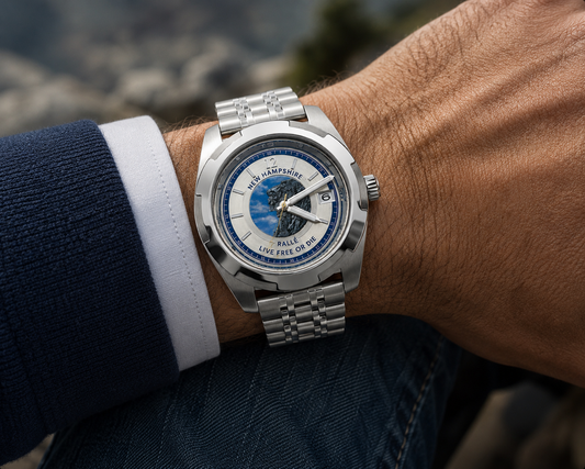 Old Man of the Mountain Automatic Watch | RALLÉ Watches New Hampshire