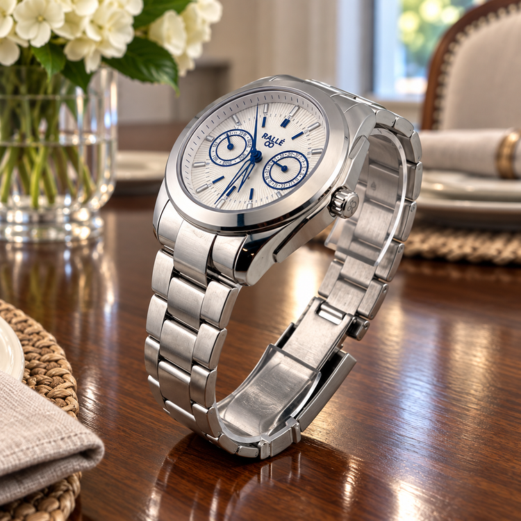 NeXus White Day Date Dial