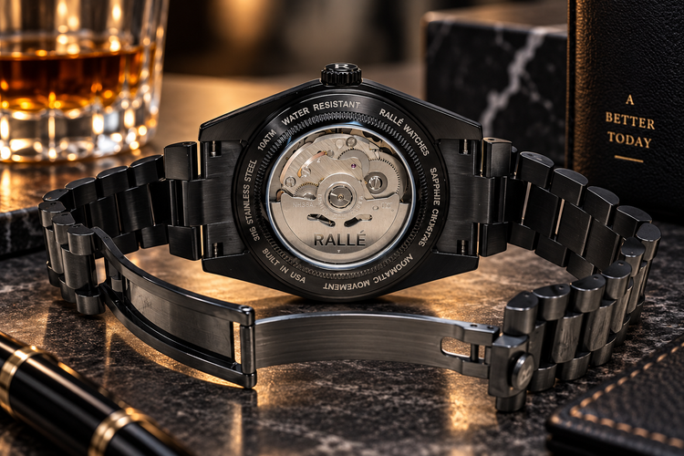 BLACK GOLD — Automatic Day-Date Watch