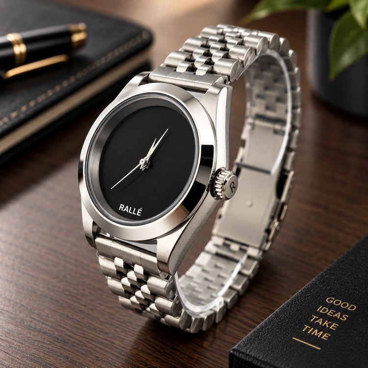 Pure Time – Minimalist Stainless Steel Watch