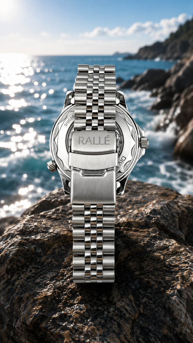 Rallé Abyss Orange Diver Watch