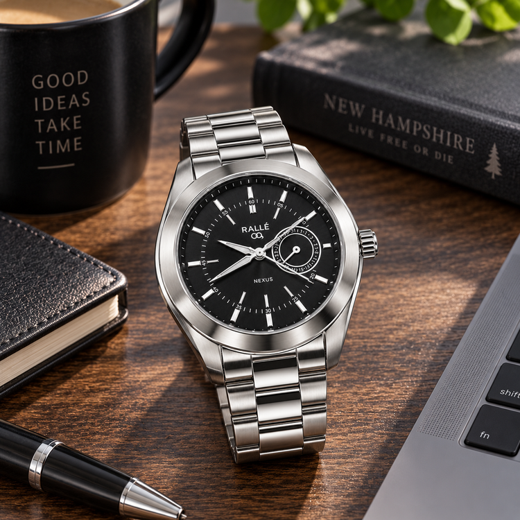 NeXus Black Dial with Date