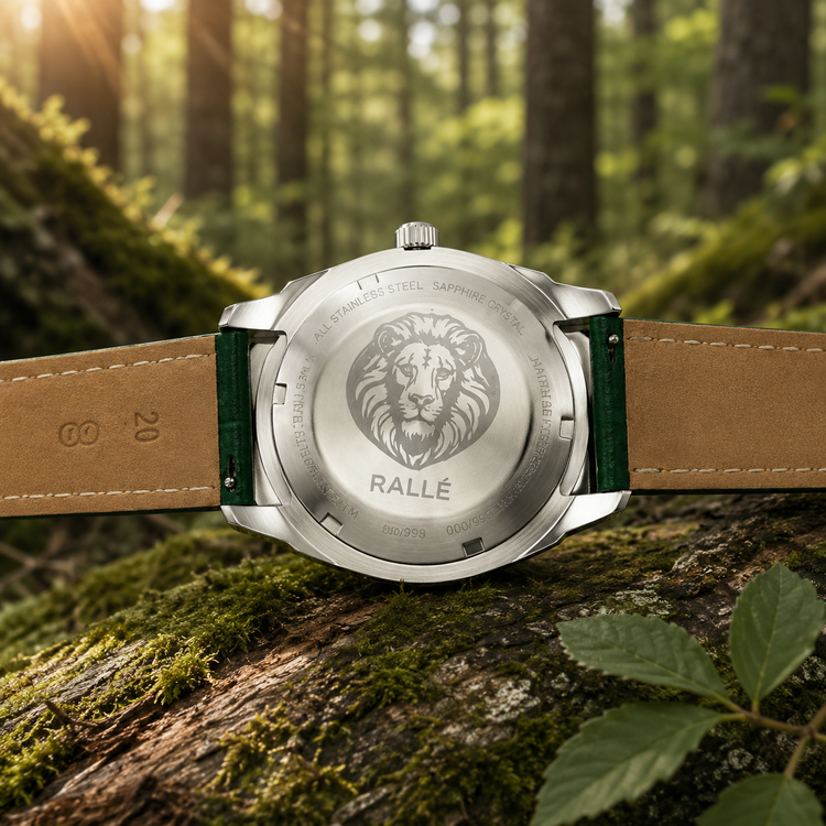 Ralle Nexus Green Dial Watch – Seiko VH31 Date Sweeping Quartz Watch
