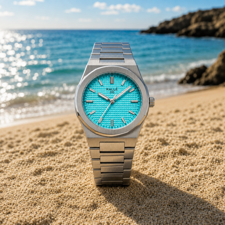 RALLÉ Bayside Turquoise Dial Watch | Seiko VH31 Sapphire