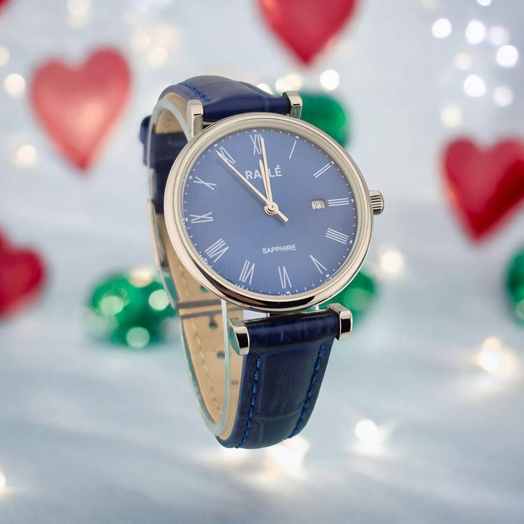 Sapphire Blue Swiss Quartz