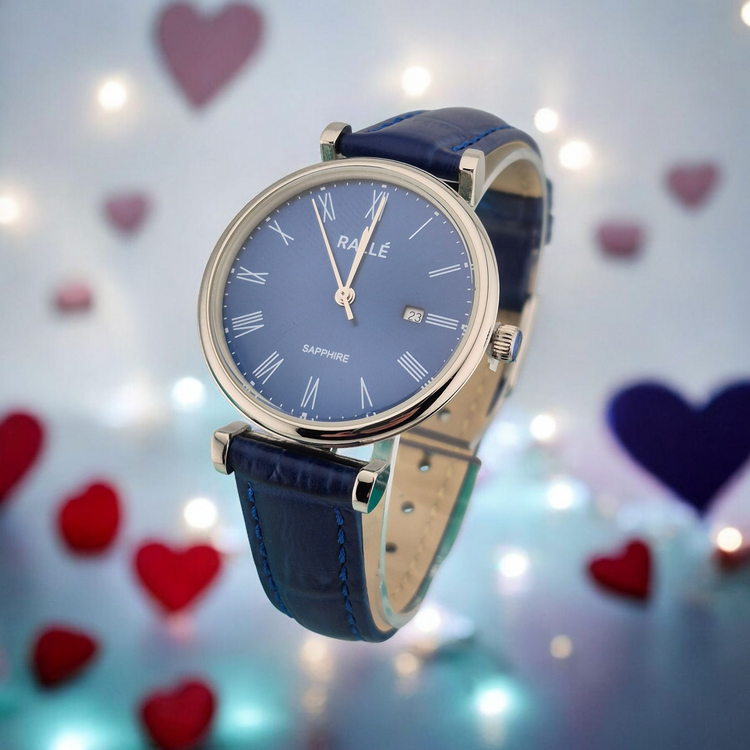 Sapphire Blue Swiss Quartz