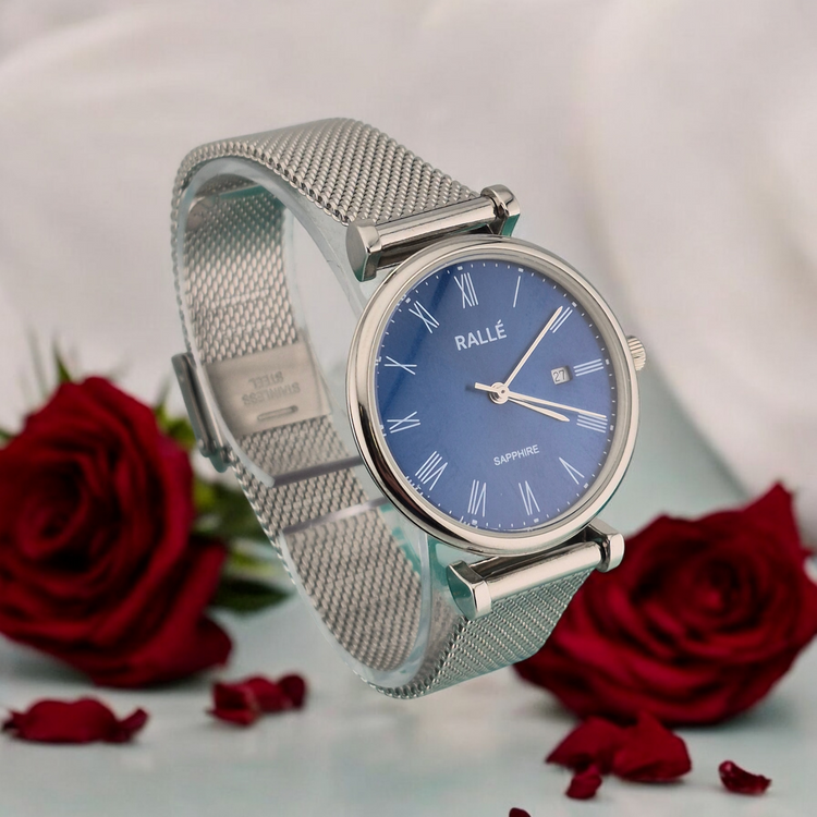 Sapphire Blue Swiss Quartz