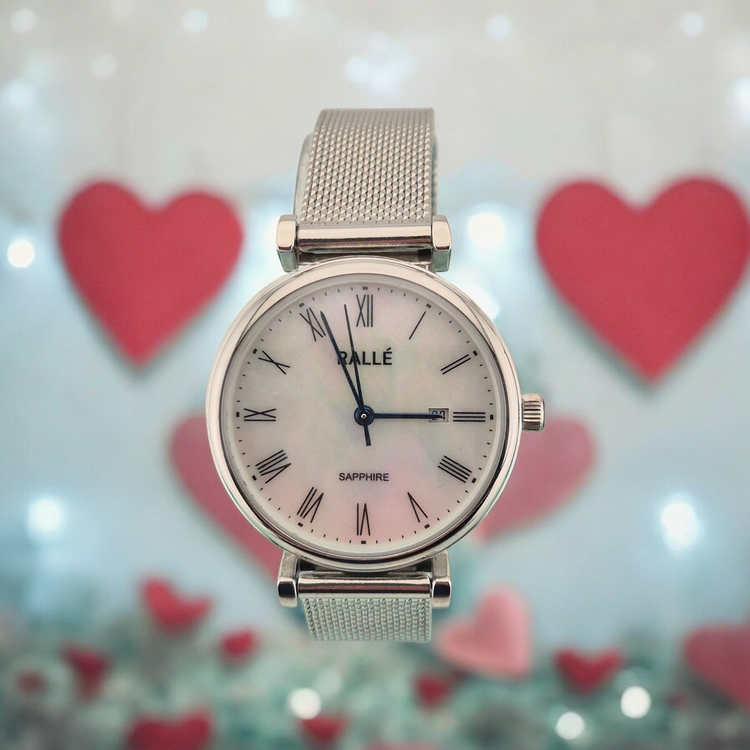 Sapphire Pearl Swiss Quartz