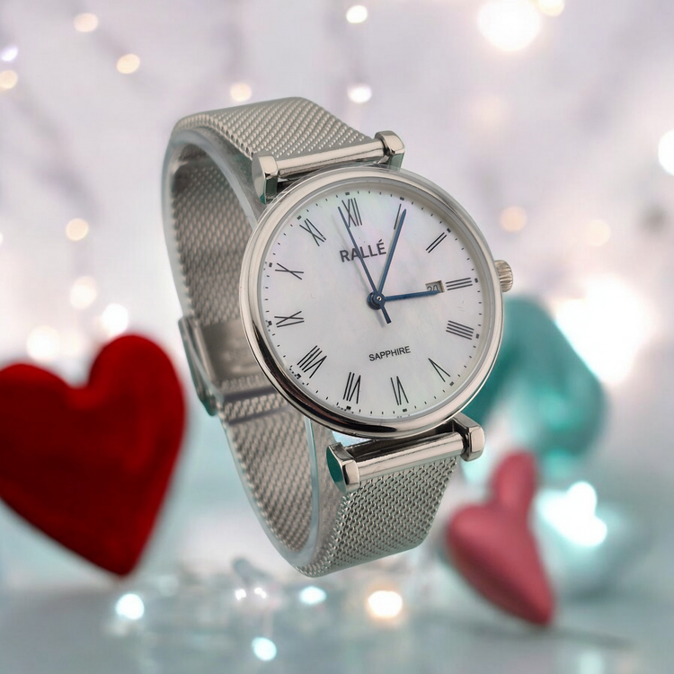 Sapphire Pearl Swiss Quartz