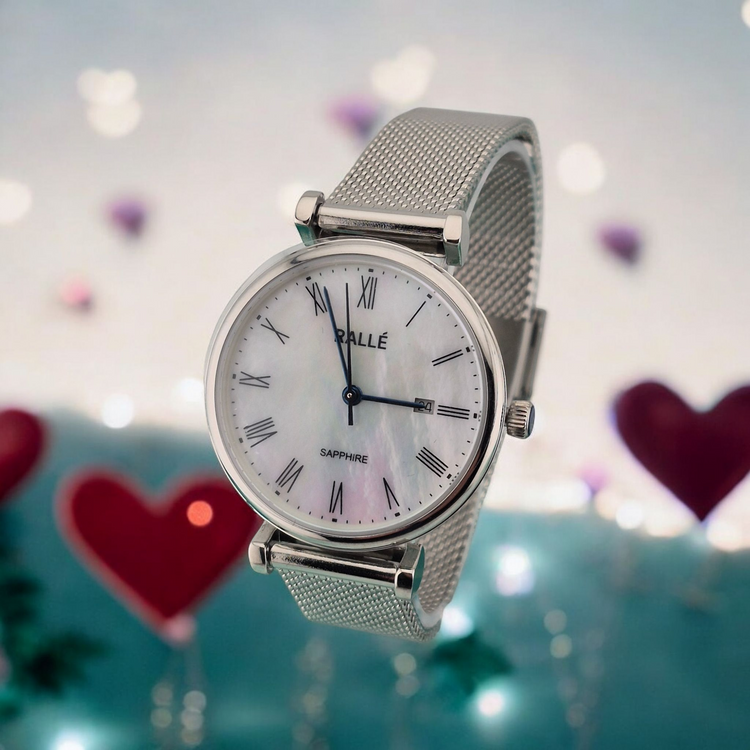 Sapphire Pearl Swiss Quartz