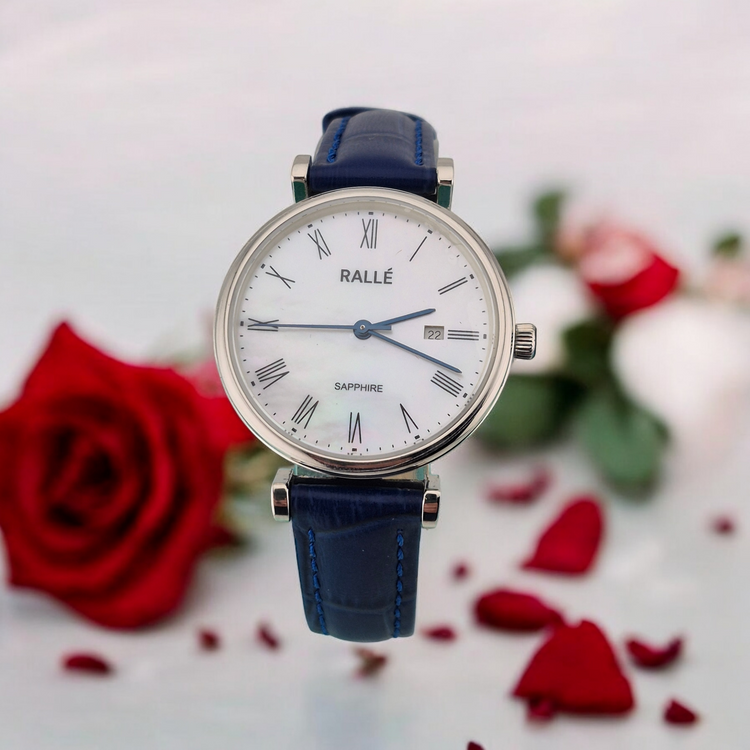 Sapphire Pearl Swiss Quartz