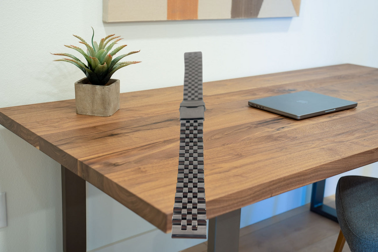 Watch Band - 22mm and 20mm Full Solid Stainless Steel Watch Band – Screw Link Premium Durability and Style