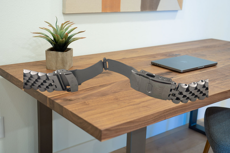 Watch Band - 22mm and 20mm Full Solid Stainless Steel Watch Band – Screw Link Premium Durability and Style