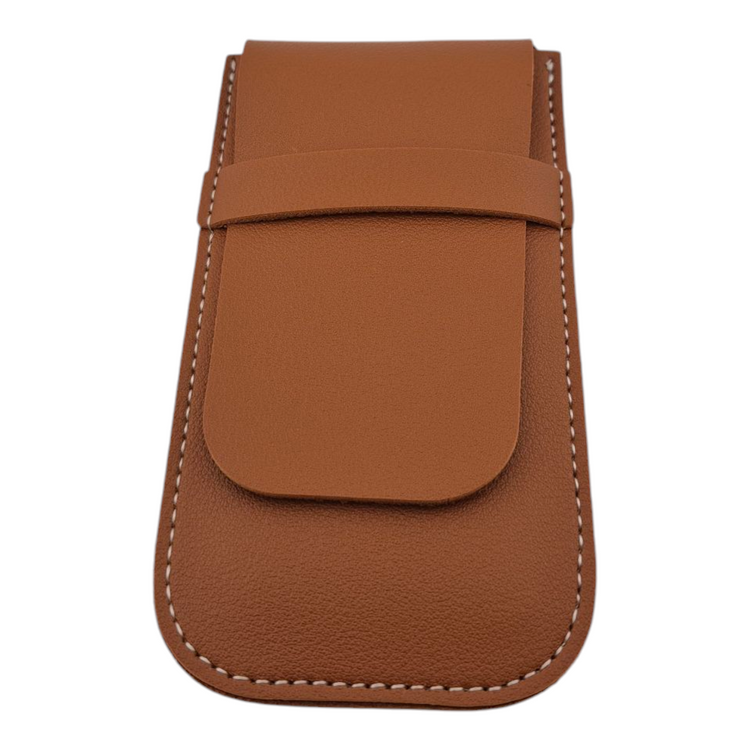 Single Slot Leather Travel Watch Case