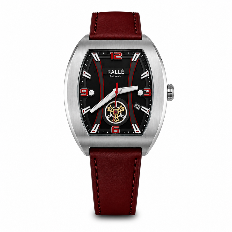 RALLÉ Vector Automatic Men's Watch | Miyota 8215 | Black Dial | Sapphire Crystal