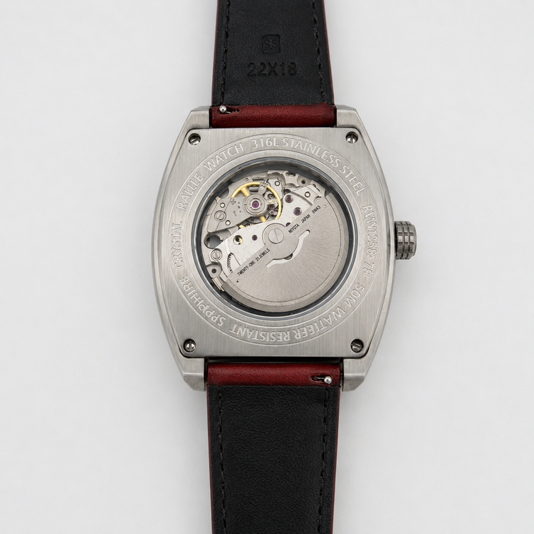 RALLÉ Vector Automatic Men's Watch | Miyota 8215 | Black Dial | Sapphire Crystal