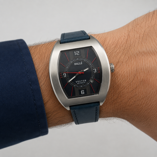RALLÉ Vector Automatic Men's Watch | Miyota 8215 | Blue Dial | Sapphire Crystal