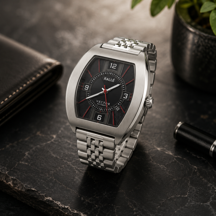 RALLÉ Vector Automatic Men's Watch | Miyota 8215 | Blue Dial | Sapphire Crystal