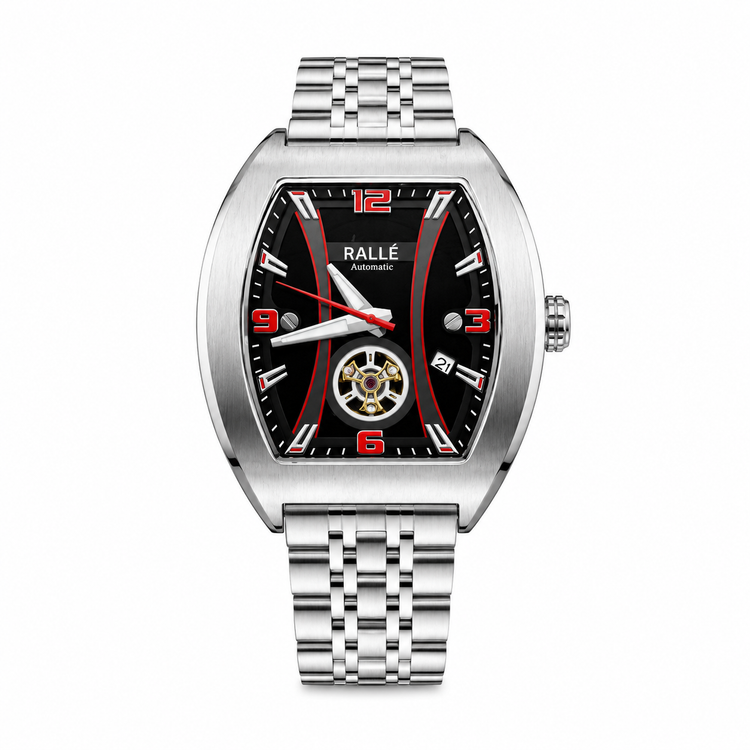 RALLÉ Vector Automatic Men's Watch | Miyota 8215 | Black Dial | Sapphire Crystal