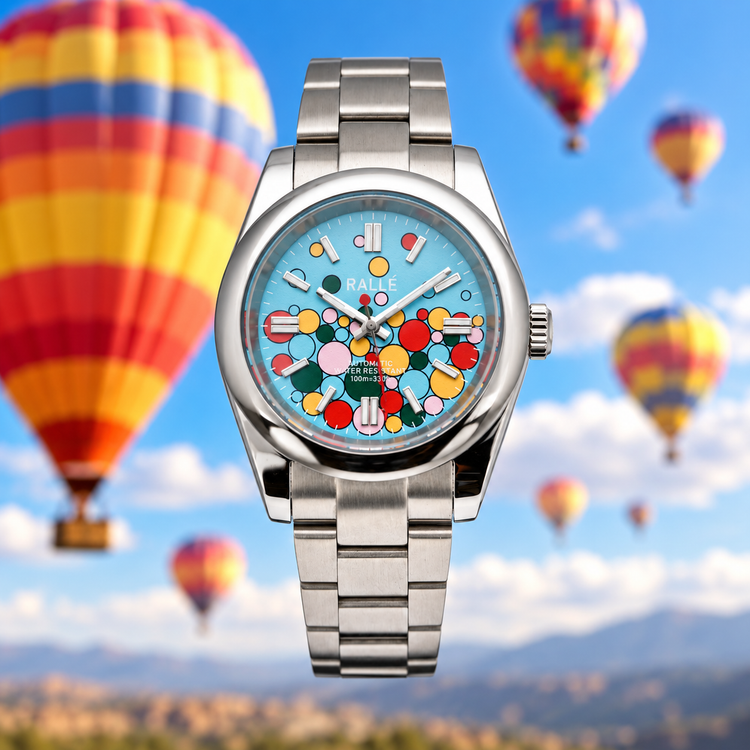 Bubble Bliss Automatic Watch | Colorful Dial