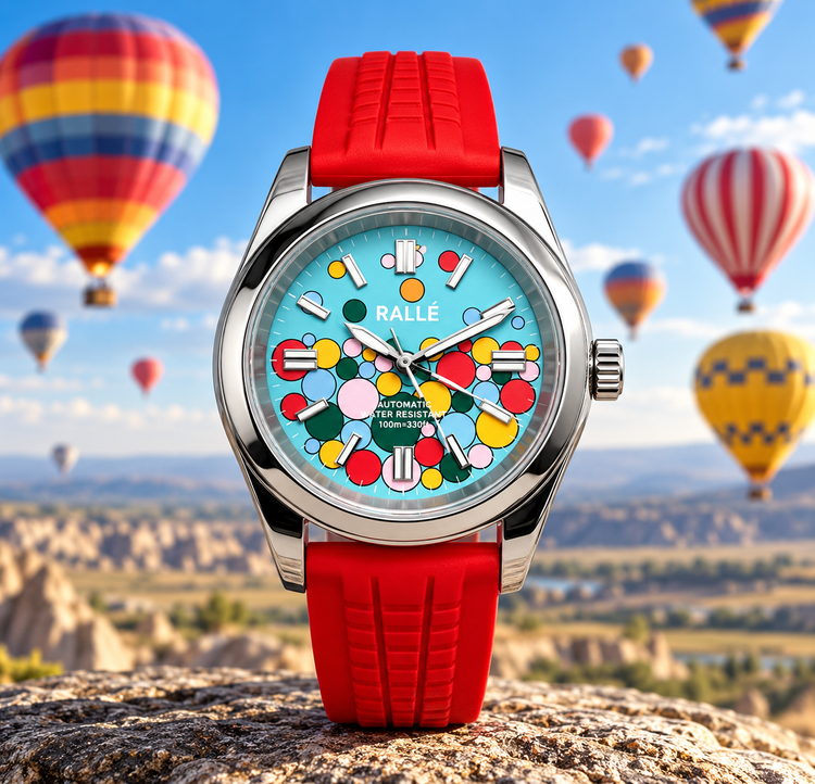 Bubble Bliss Automatic Watch | Colorful Dial